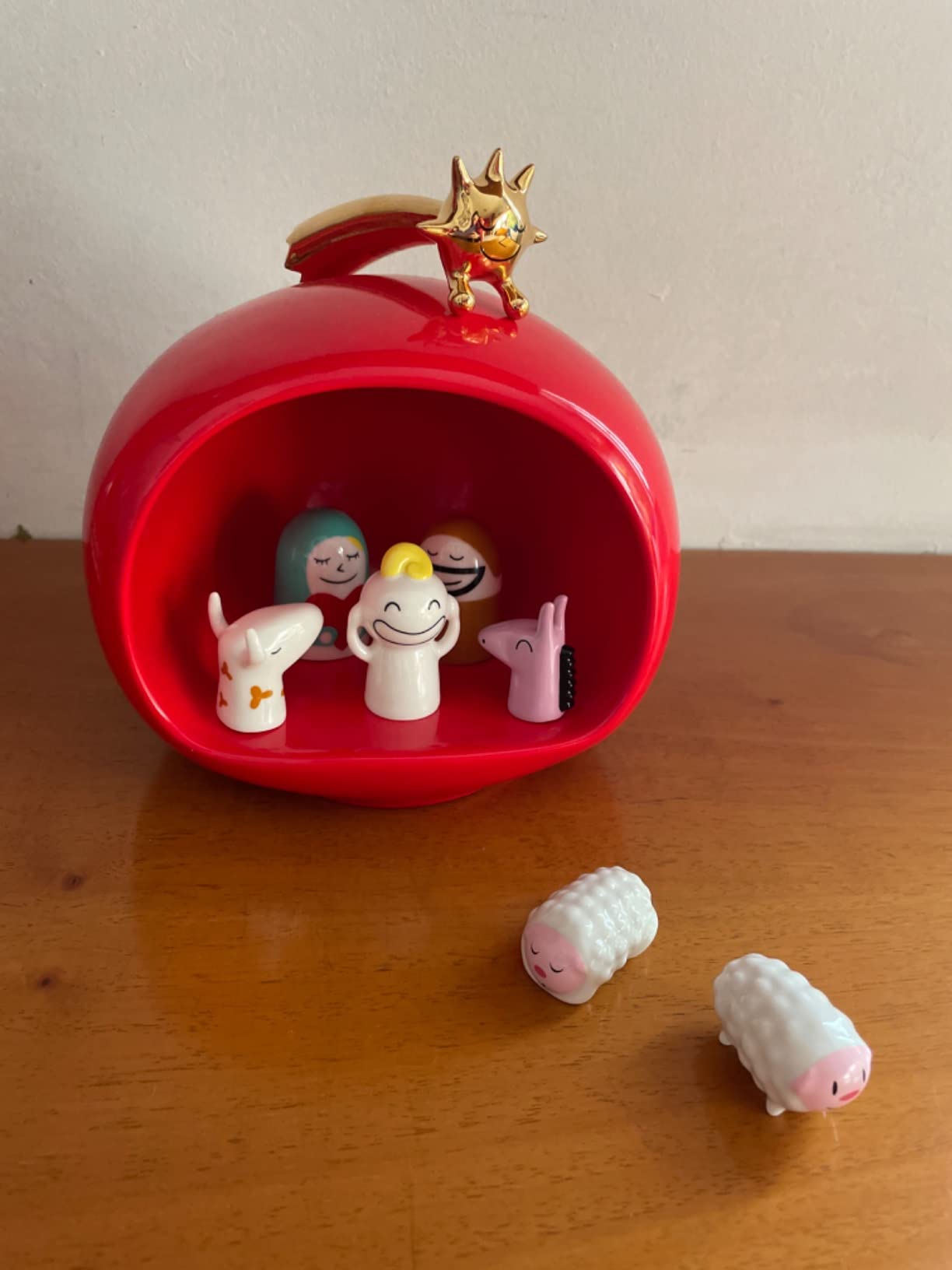 Alessi AMGI25 Stella Stellina statuetta porcellana presepe