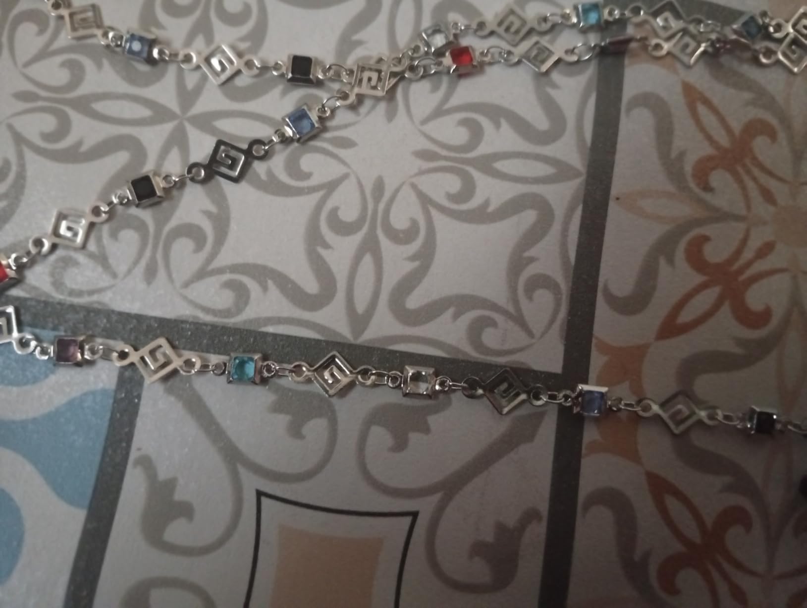 Eueavan Eyeglass cordino occhiali diamanti quadrati