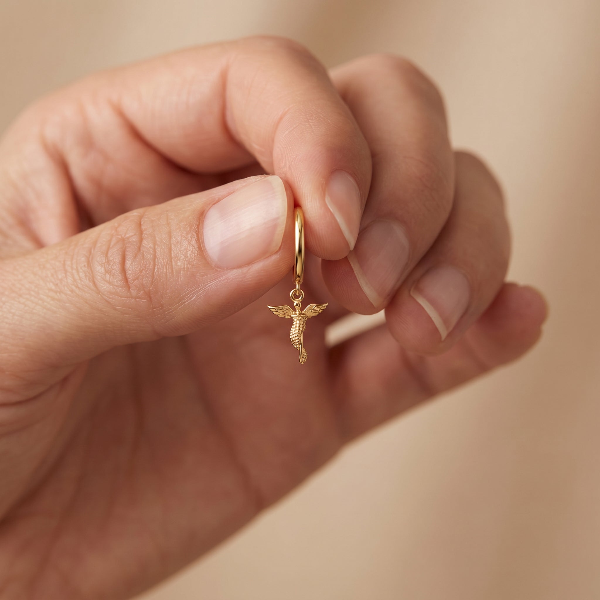Engelsrufer Schutzengel orecchini argento oro angelo