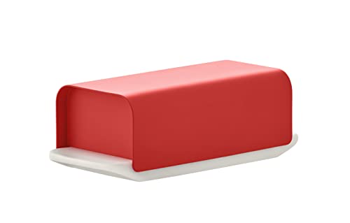Alessi Mattina BG04 R burriera porcellana rossa