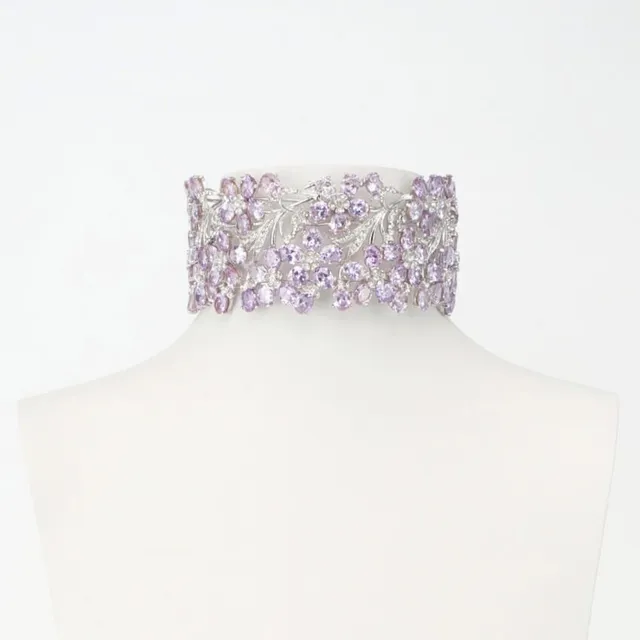 Chic Ad Hoc Collana Choker Lilla Girocollo