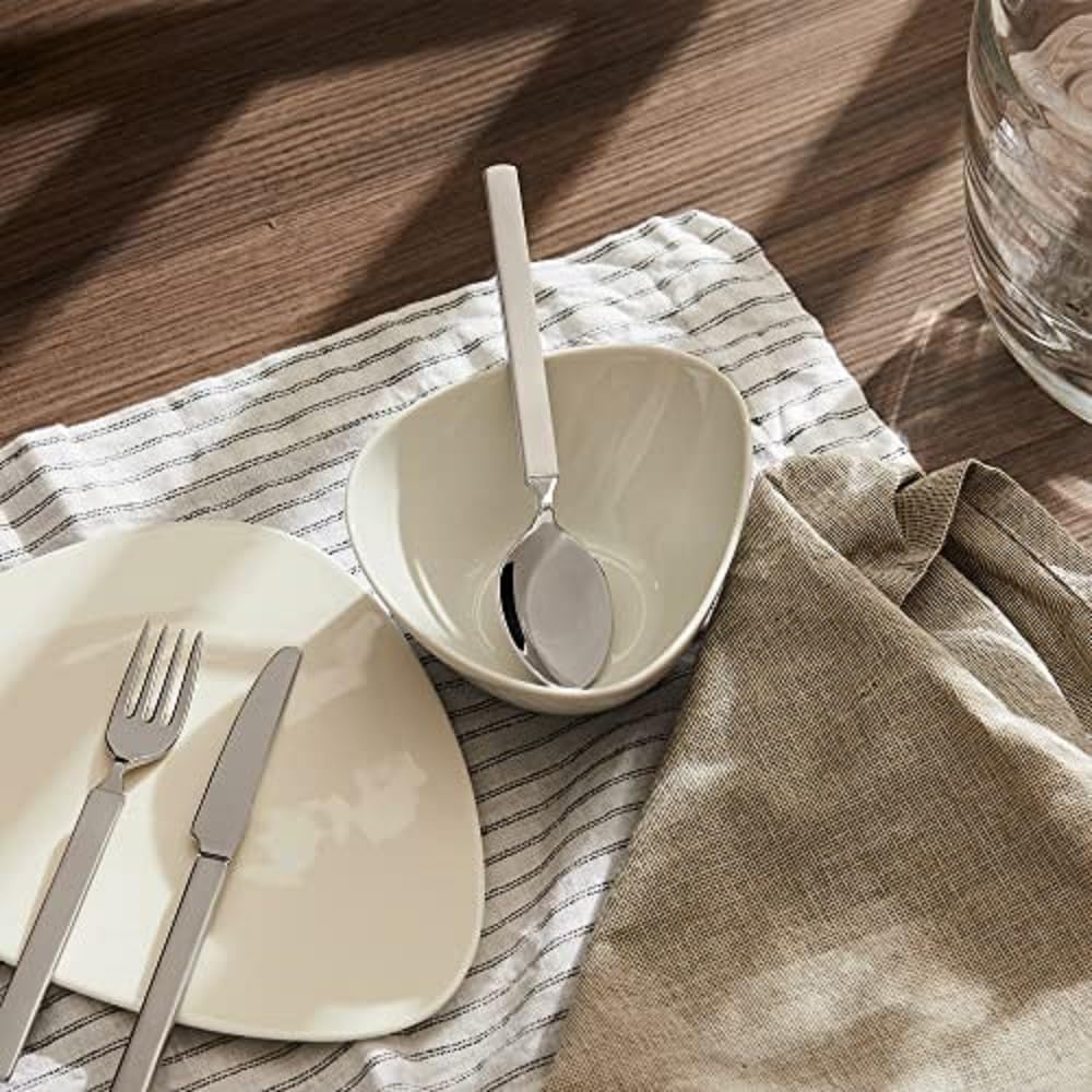 Alessi Dry 4180/4 Cucchiai Dessert Acciaio Set 6 pz 17 cm