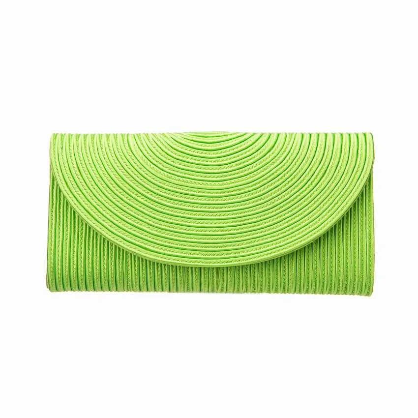 Chic Ad Hoc Pochette corda seta verde lime