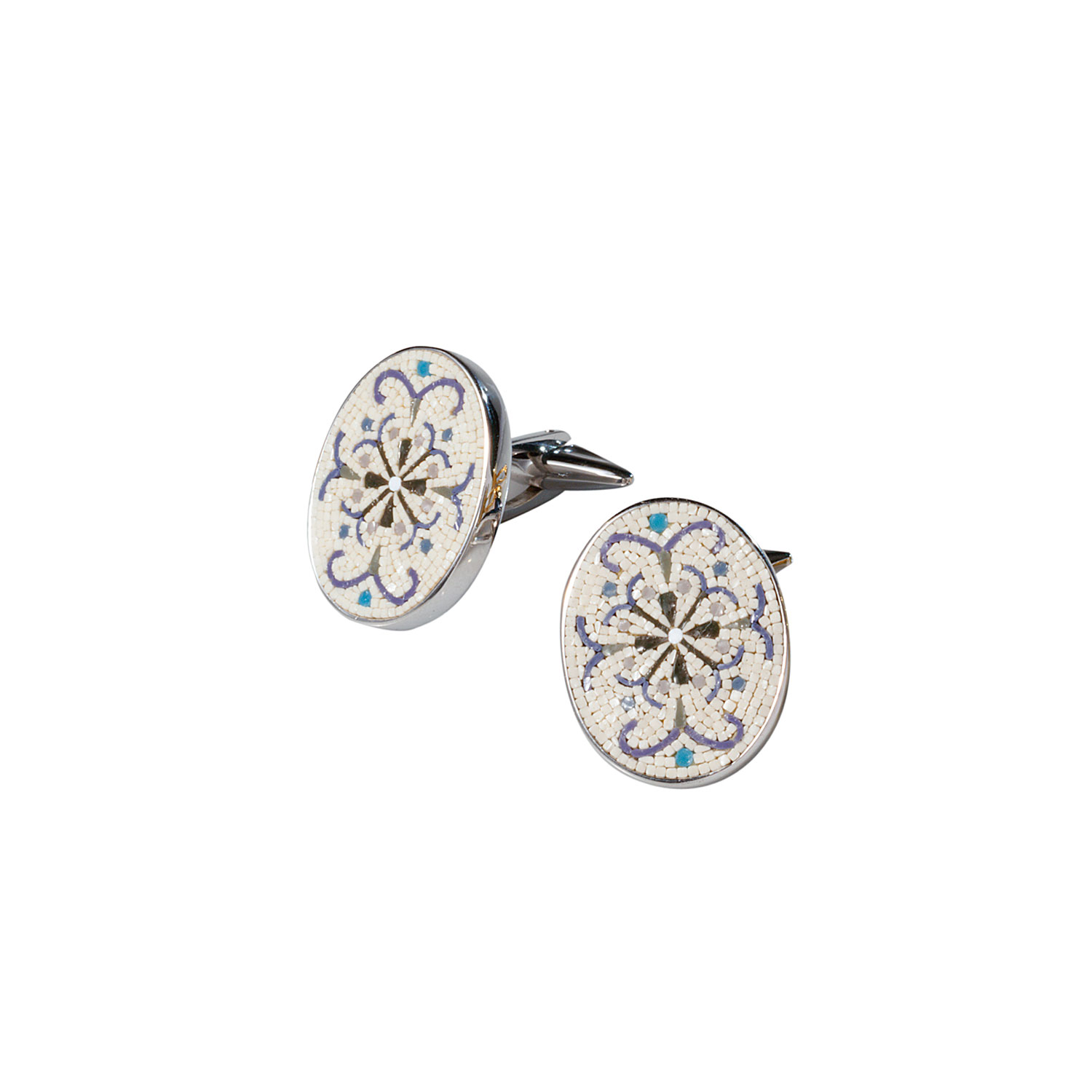 Le Sibille Pandora Gemelli in oro 18 ct con mosaico blu