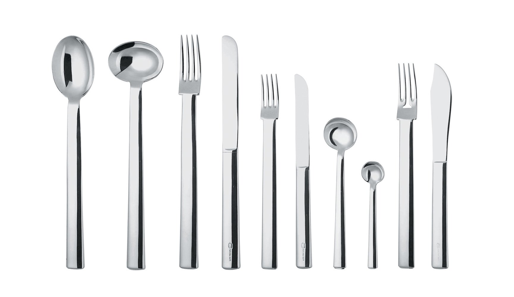 Alessi Rundes Modell JH01/6 set 6 coltelli frutta acciaio