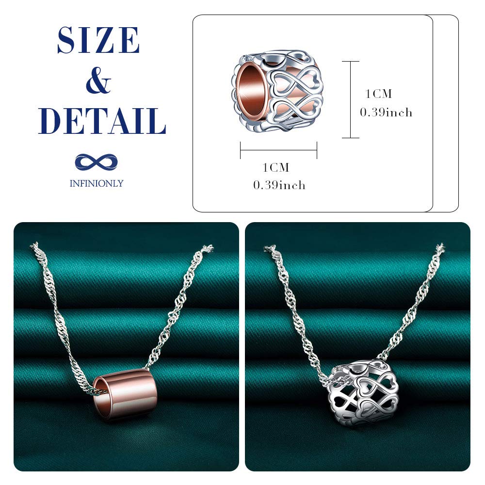 Infinionly Fashion collana argento 925 infinito bicolore