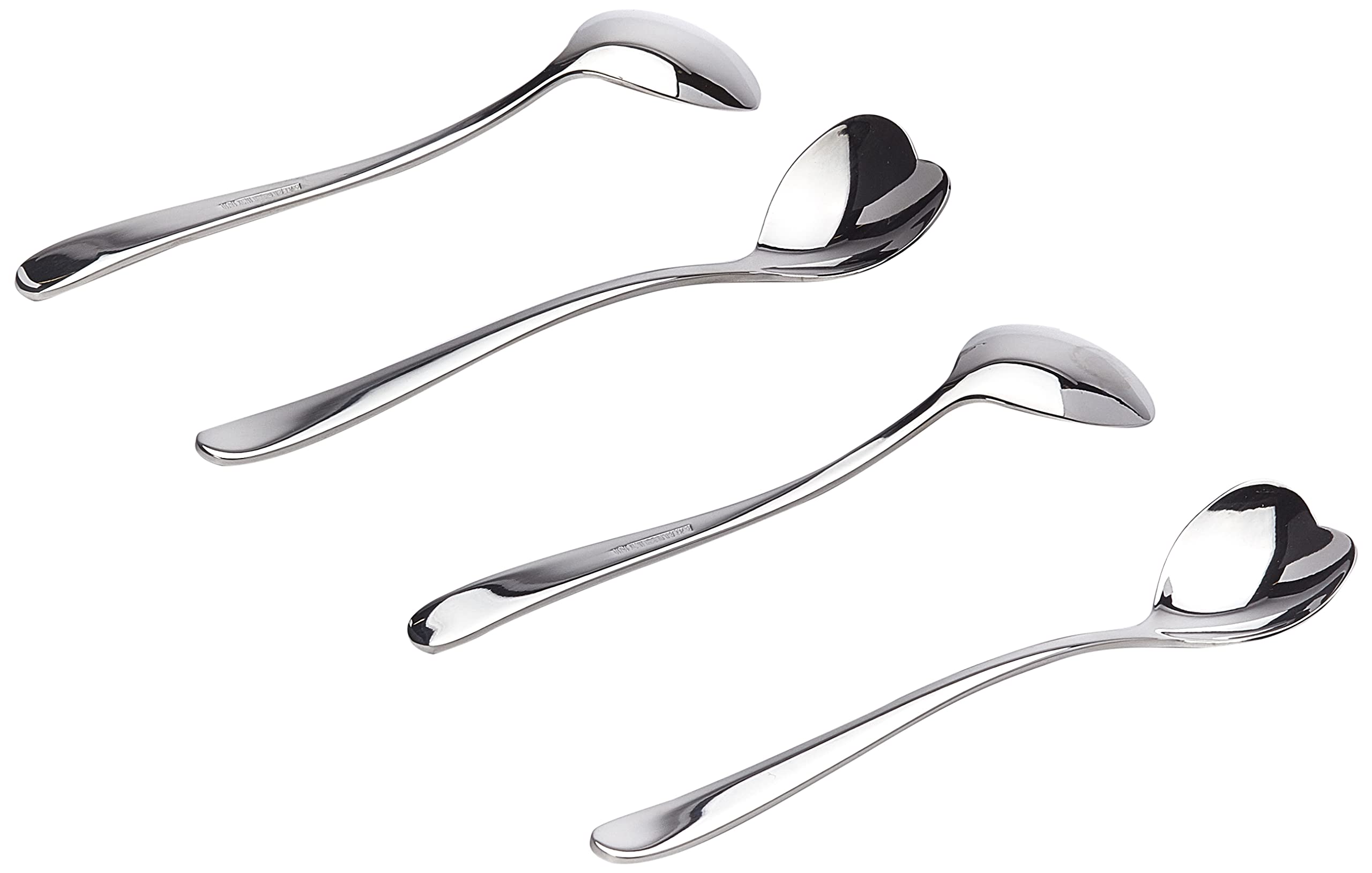 Alessi Big Love AMMI08/7 Set 4 Cucchiaini Caffè Cuore Acciaio