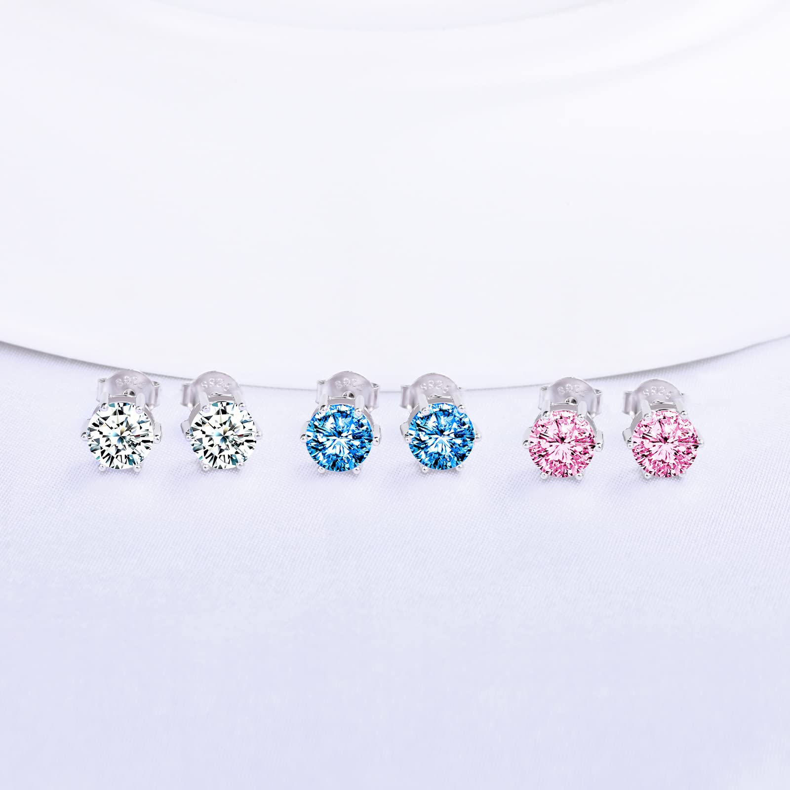 Infinionly Fashion Earrings orecchini argento 925 multicolore