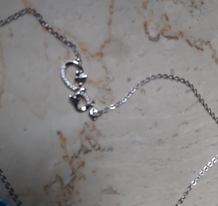 INFINIONLY Fashion Necklaces collana farfalla infinito argento 925