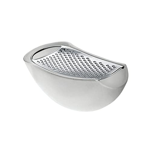 Alessi Parmenide AARU01 B Grattugia Nera con Vaschetta