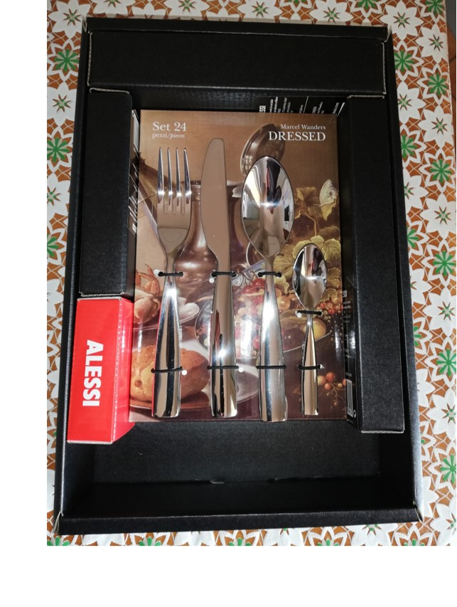 Alessi Dressed MW03S24 Servizio Posate 24 Pezzi Acciaio