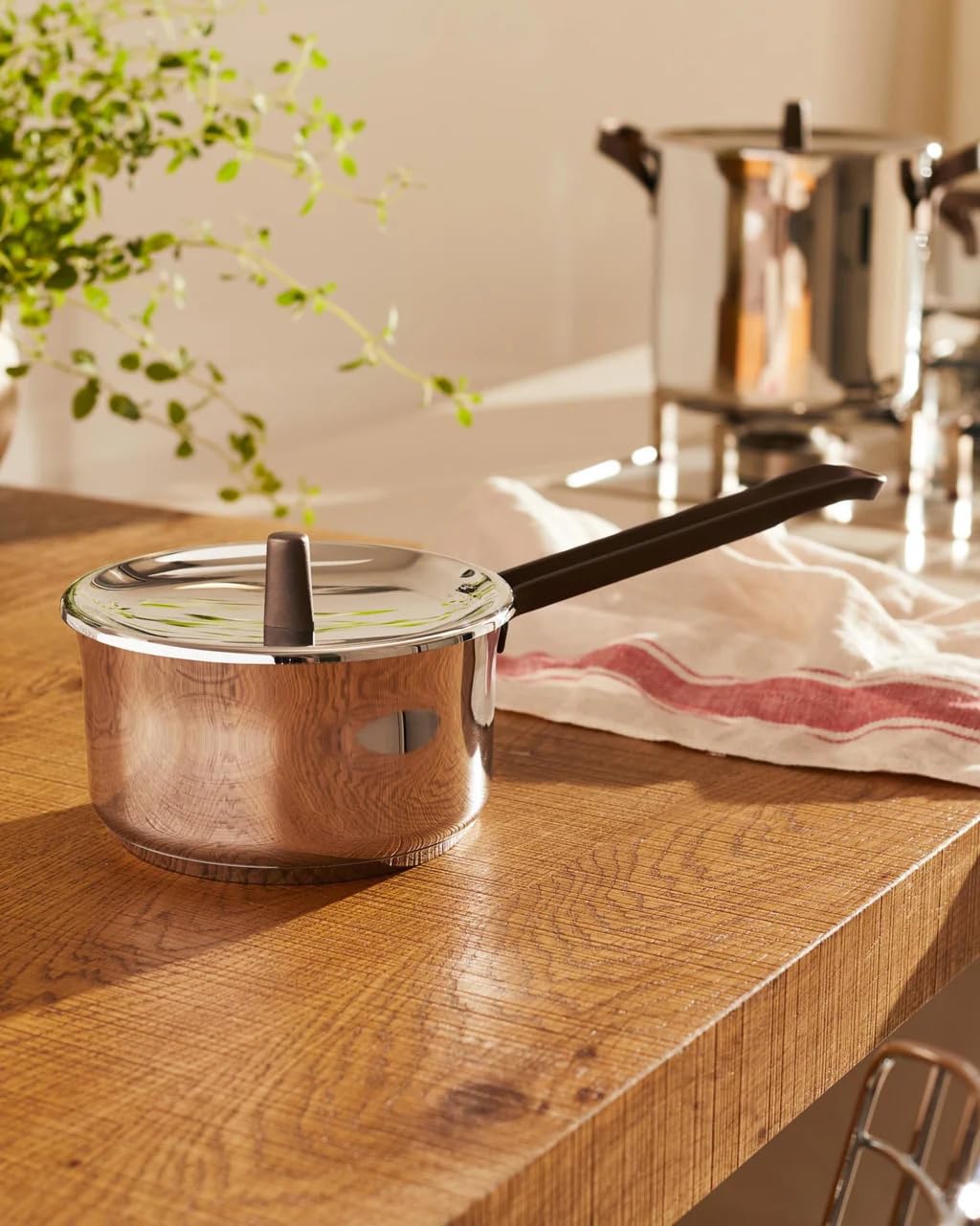 ALESSI Accessori cucina Edo PU100S7 set pentole acciaio 7 pezzi