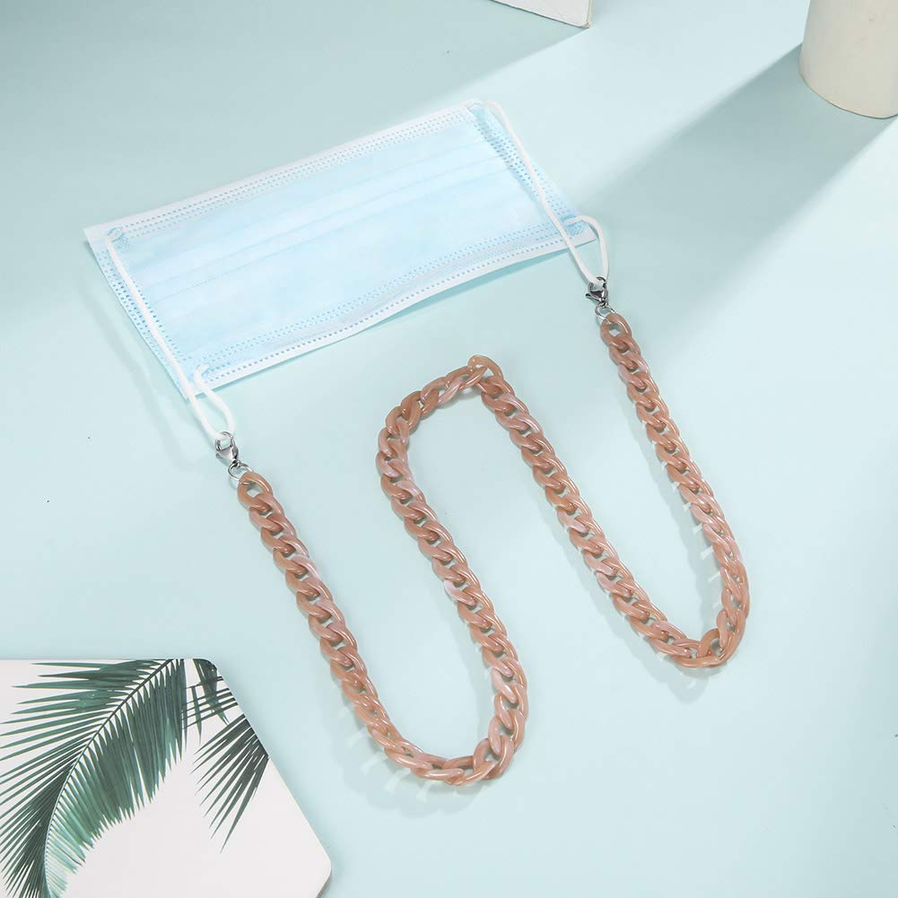 EUEAVAN Eyeglass Chains catena occhiali rosa gamberetti