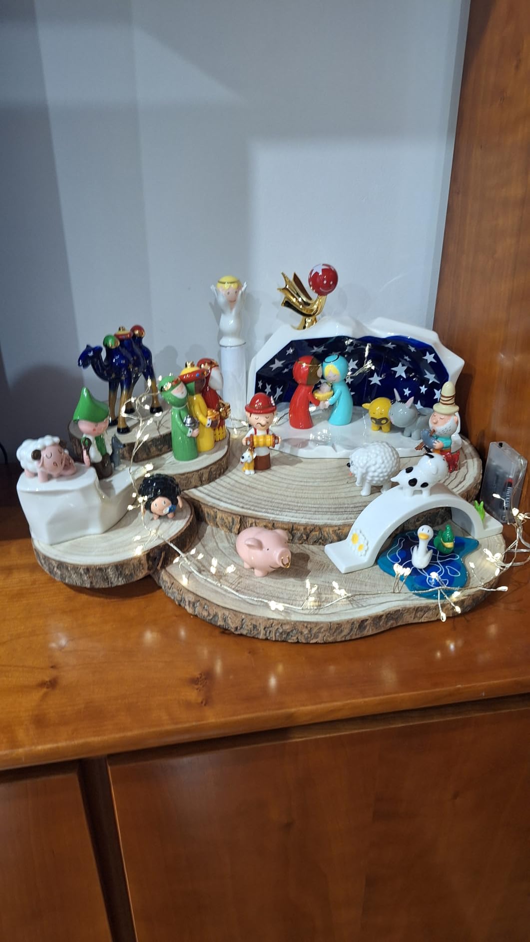 Alessi Elisabetto AGJ01 9 Statuina Presepe Porcellana Multicolore