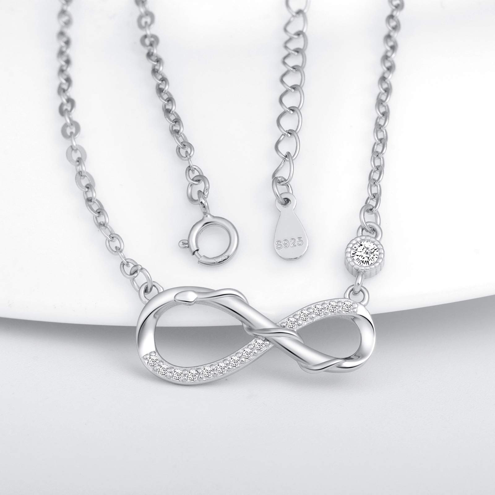 INFINIONLY Fashion Collana argento 925 infinito serpente