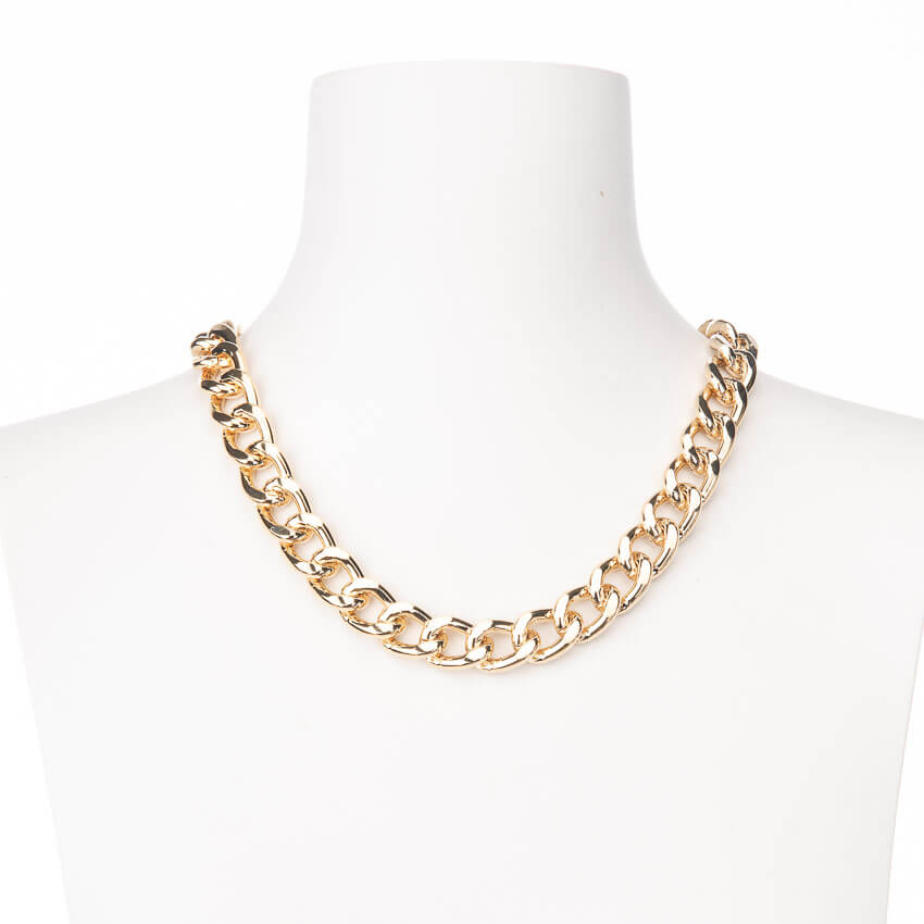 Chic Ad Hoc Collana girocollo groumette oro giallo