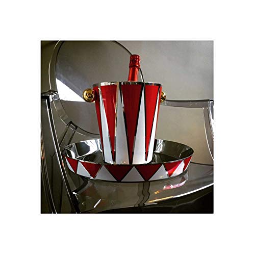 Alessi Circus MW56 vassoio rotondo acciaio multicolore