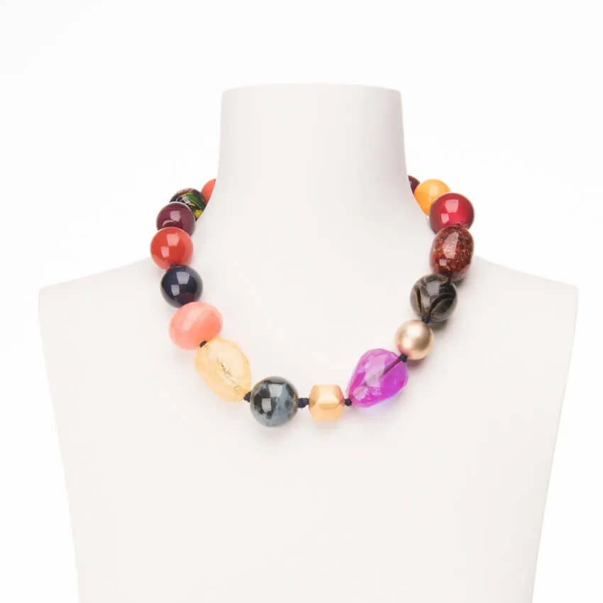 Chic Ad Hoc Collane Collana girocollo multicolor donna