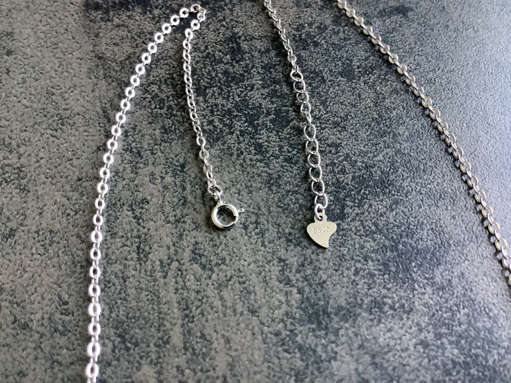 INFINIONLY Fashion Necklaces collana C argento fiore zircone