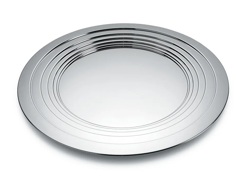 Alessi Le Cerchie MDL03 Vassoio Acciaio Lucido