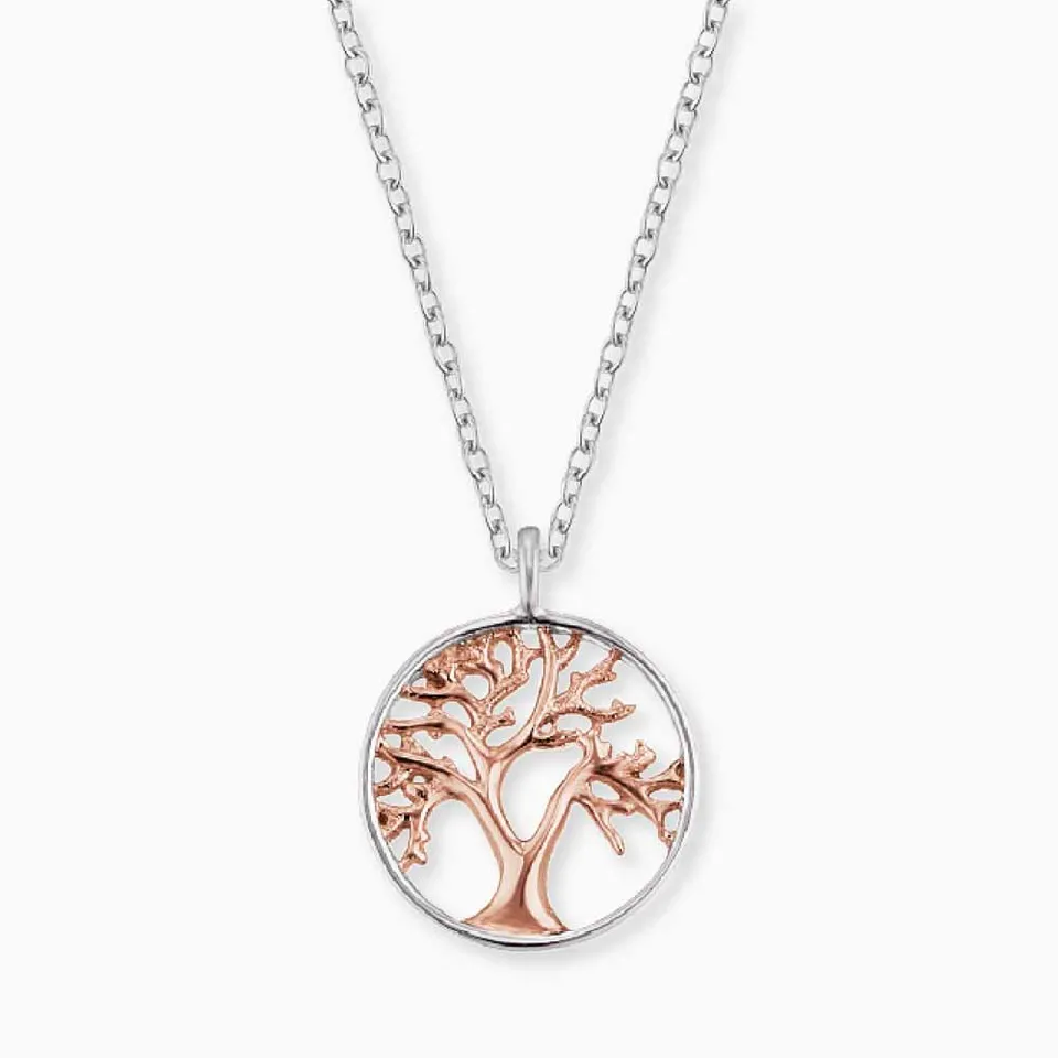 Engelsrufer Albero Vita collana argento bicolor donna