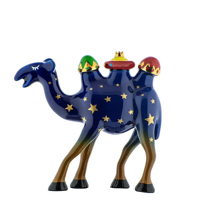 Alessi Trino AGJ01 11 statuina presepe porcellana multicolore
