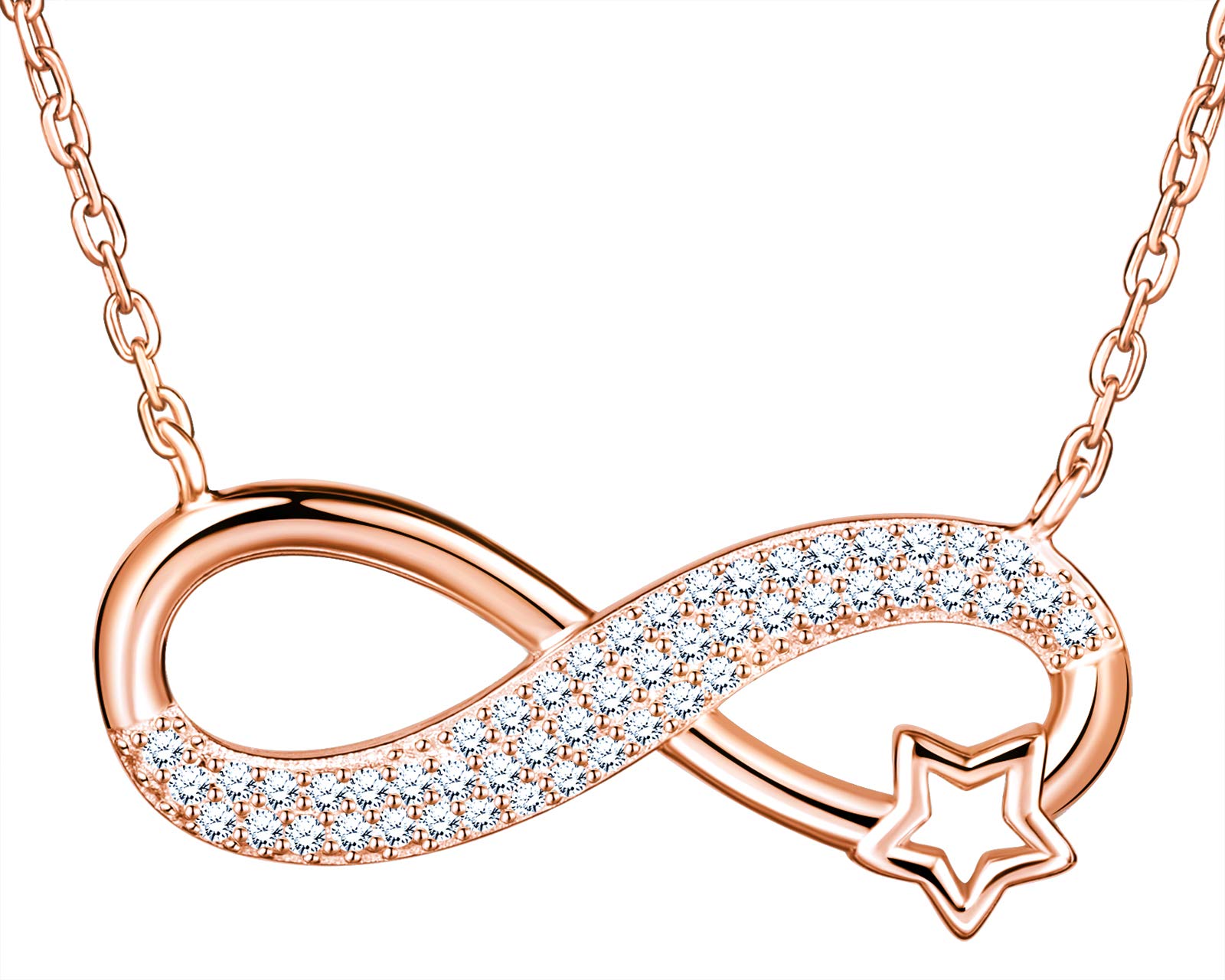INFINIONLY Stella Infinito collana argento zirconi