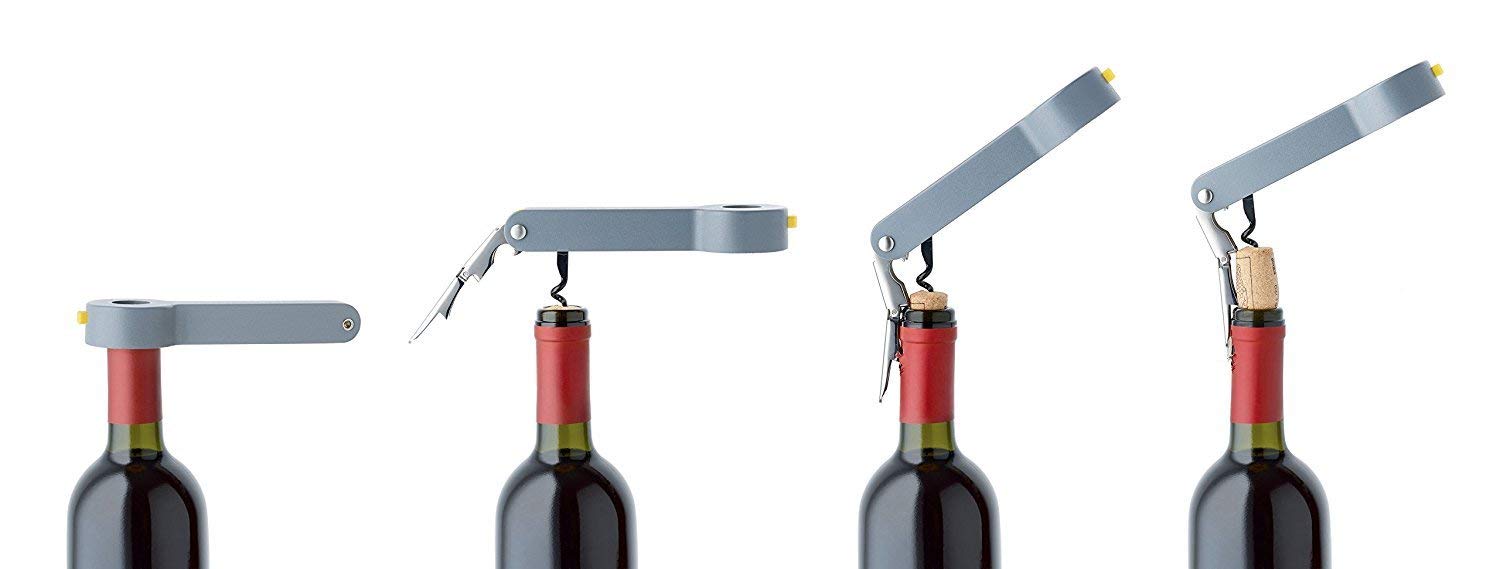 Alessi Noè GIA18 Cavatappi Sommelier Alluminio Lucido
