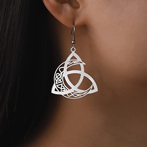 EUEAVAN Earrings orecchini luna celtica mezzaluna donna