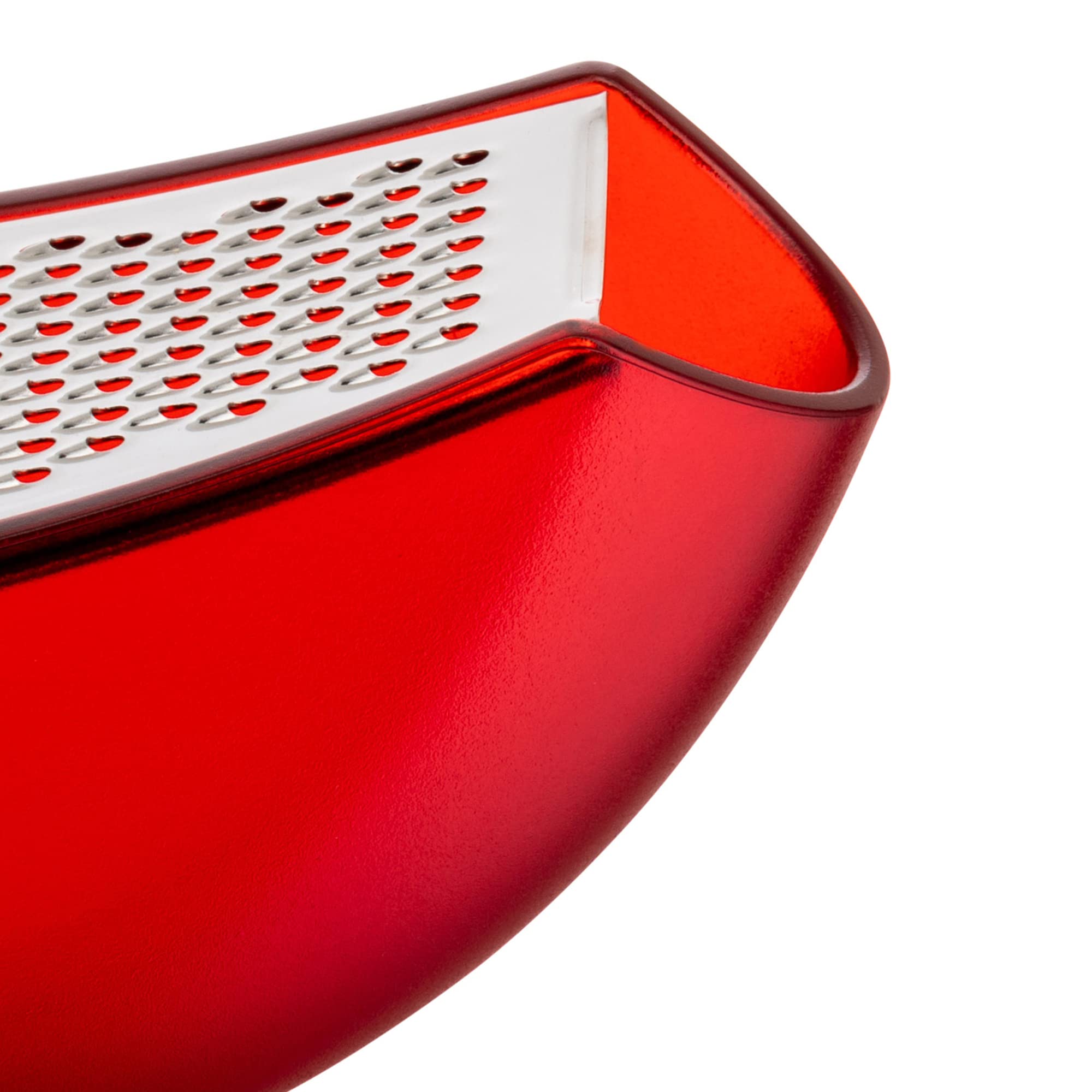 Alessi Parmenide AARU01 R grattugia rossa acciaio