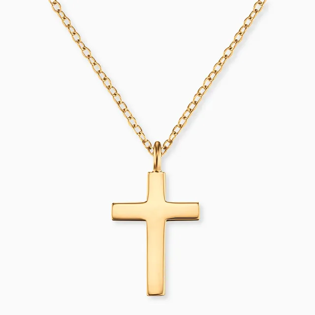 Engelsrufer Halsketten Collana Argento Croce Oro Zirconia