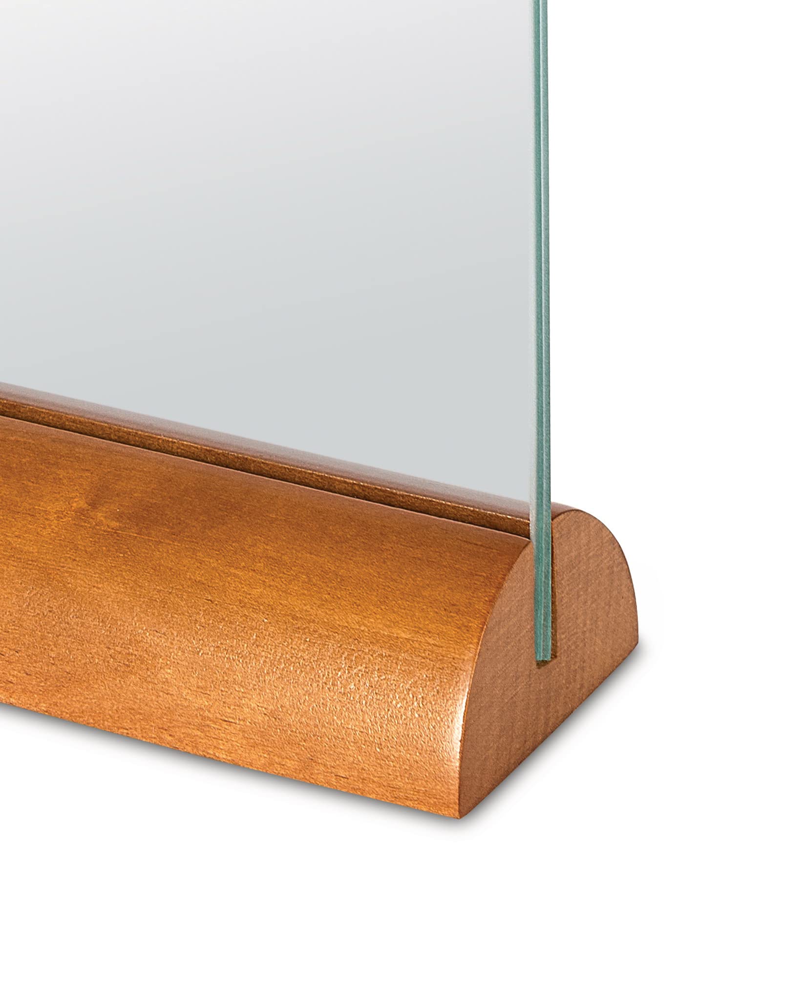 Alessi KP01 Portafotografie Vetro e Legno Betulla 15,5 cm