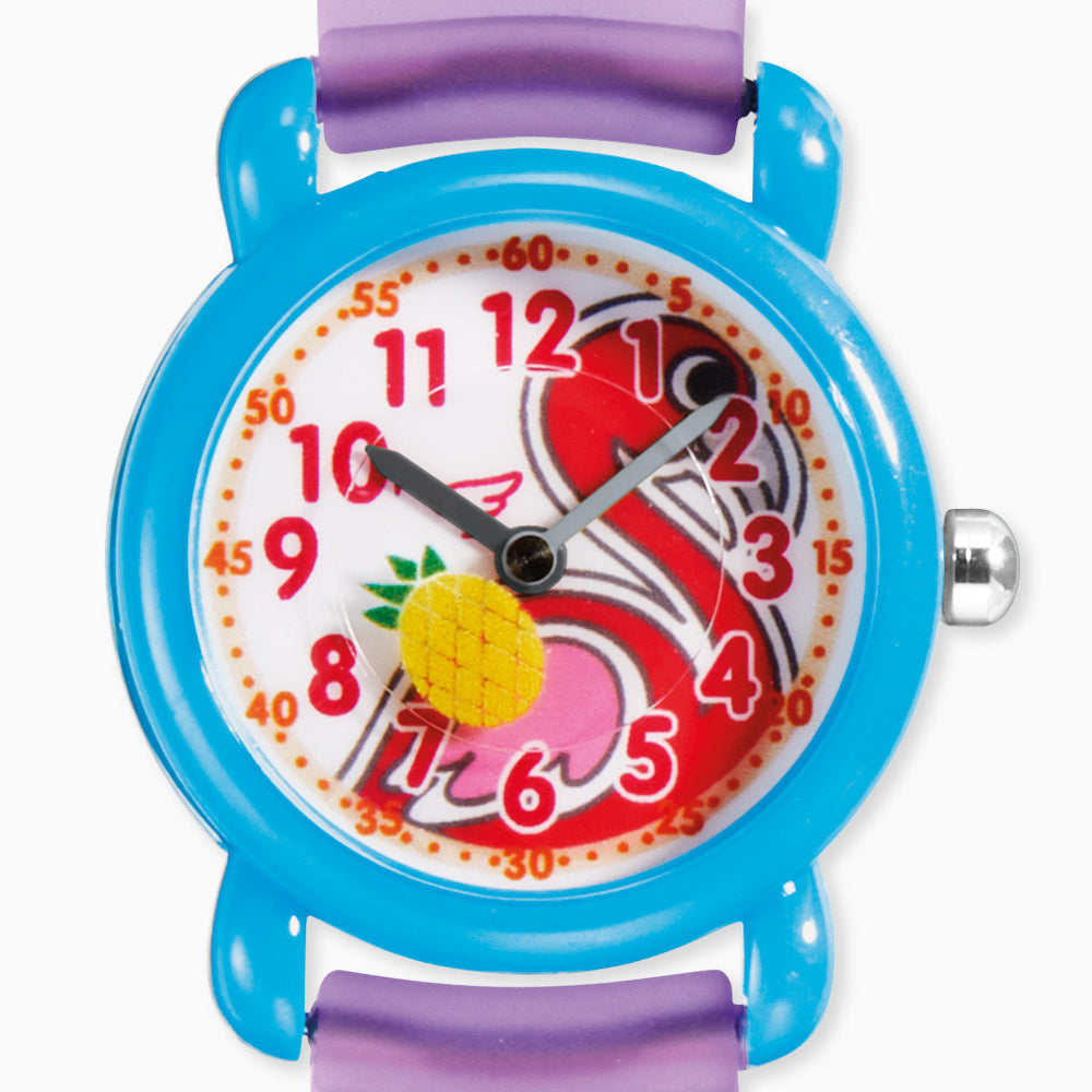 Engelsrufer Kinder orologio bambina fenicottero con astuccio