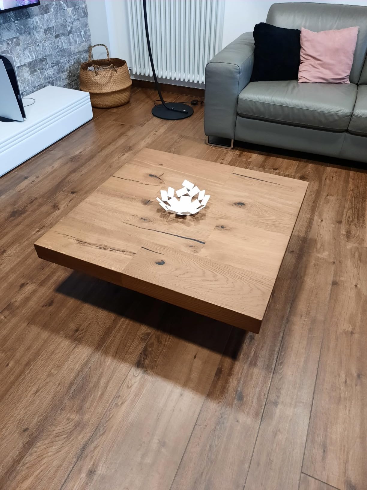 Alessi La Stanza dello Scirocco MT01 W cestino bianco acciaio