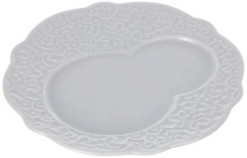 Alessi Dressed Piatto Colazione Porcellana Bianca 4 pz