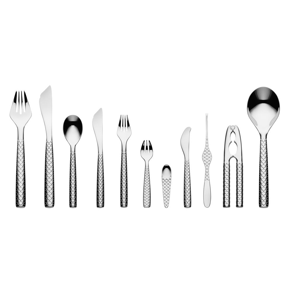 Alessi Colombina Fish coltello da pesce acciaio lucido