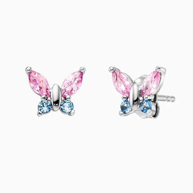 Engelsrufer Kinder orecchini bambina farfalla zirconia