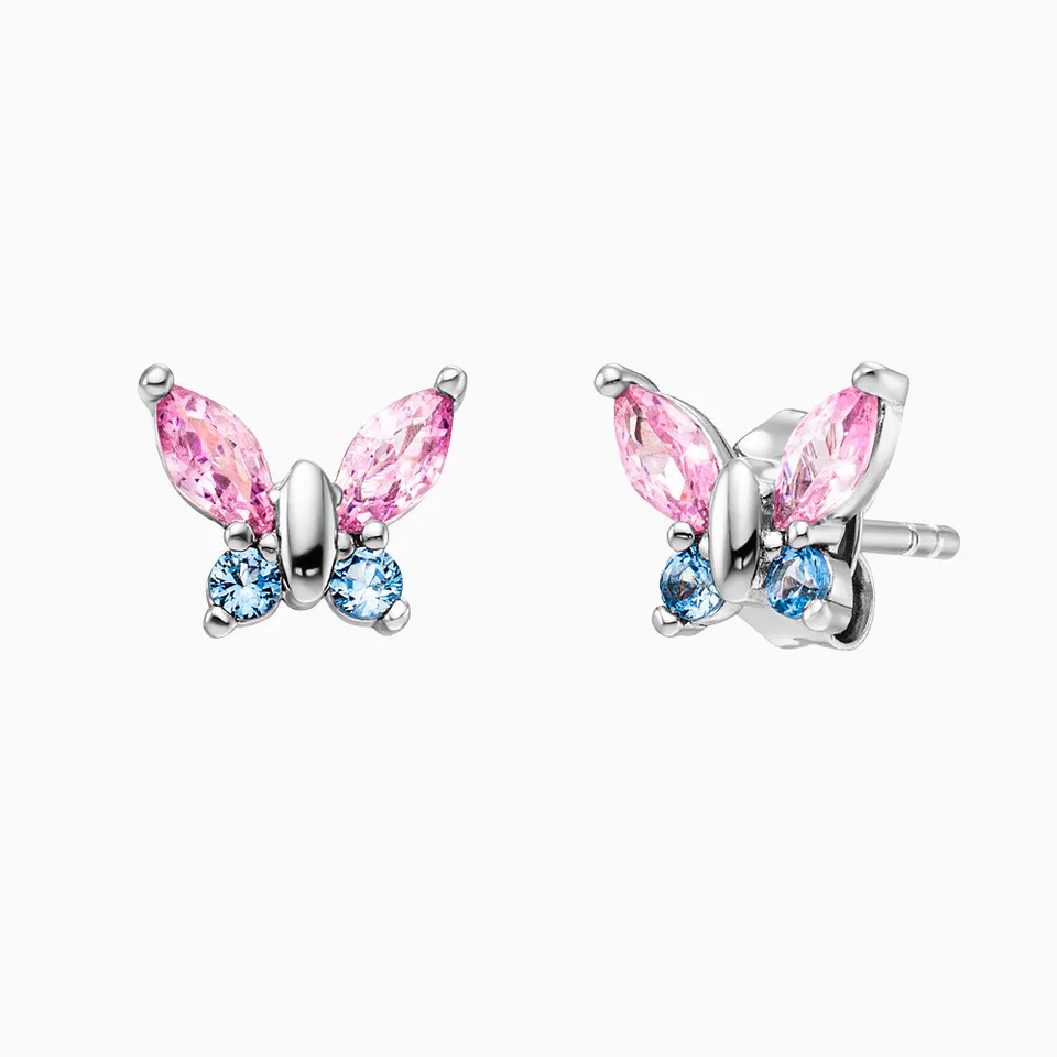 Engelsrufer Kinder orecchini bambina farfalla zirconia