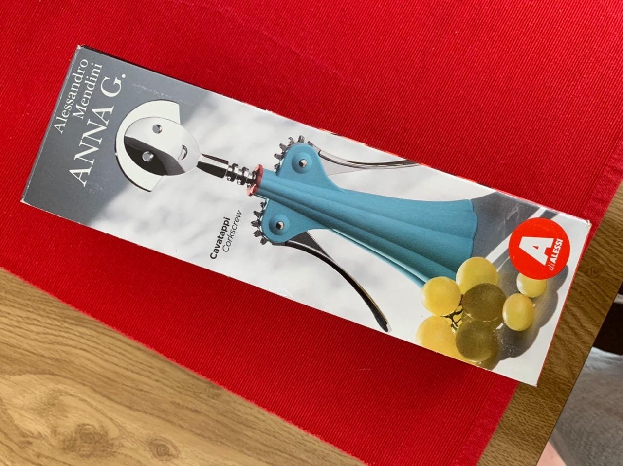 Alessi Anna G. AAM01B cavatappi nero resina