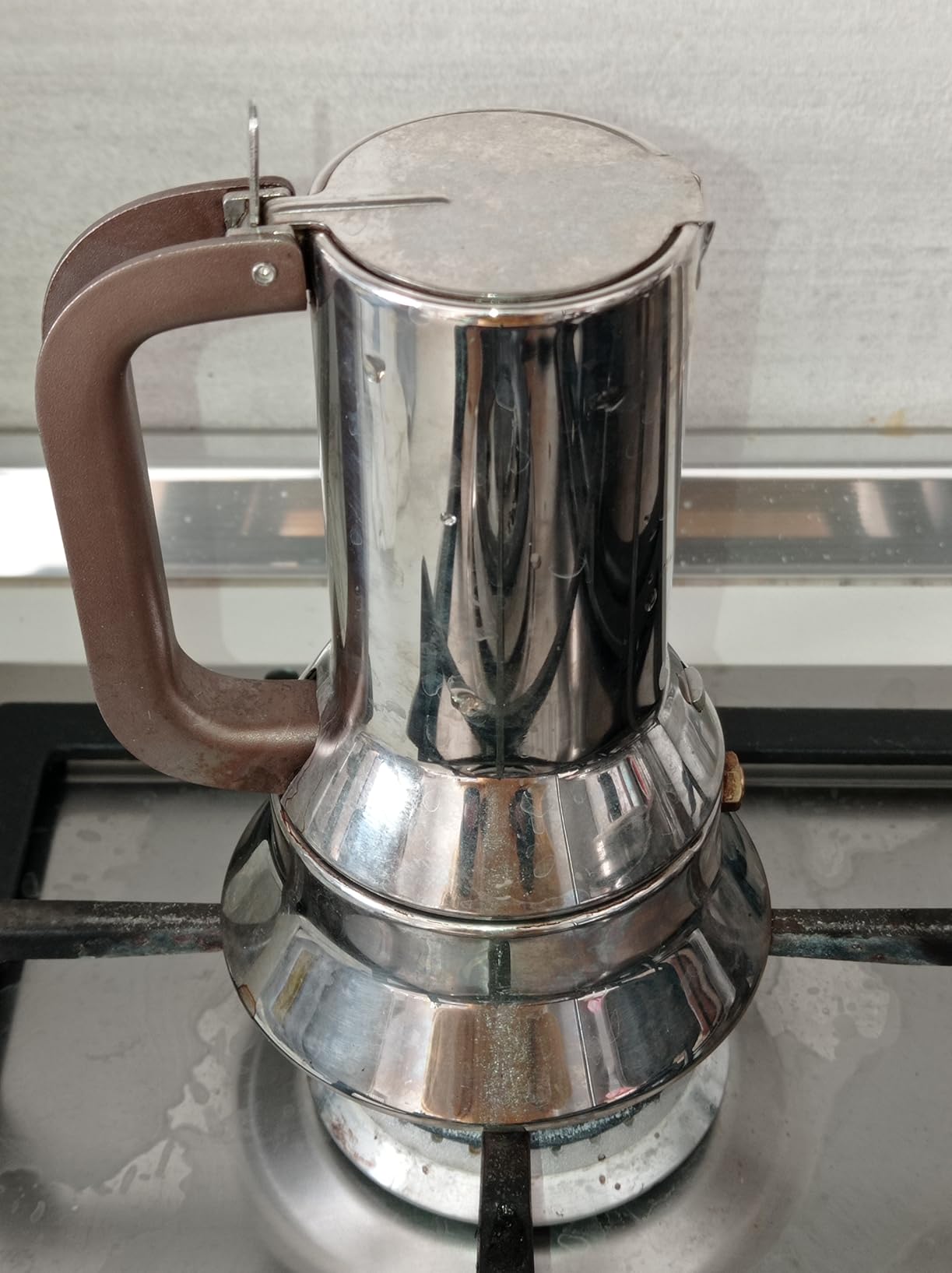 Alessi 9090/3 Caffettiera Acciaio 3 Tazze Induzione