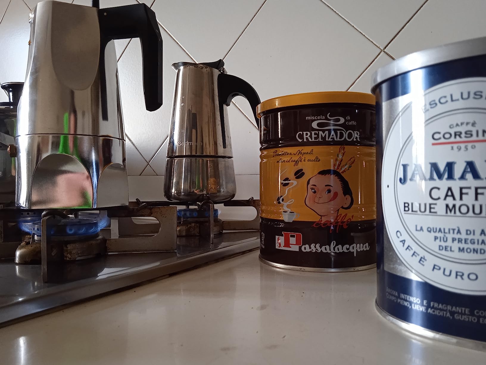 Alessi Ossidiana MT18/3 B caffettiera nera 3 tazze