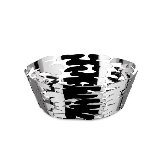 Alessi Barket BM10/18 cestino acciaio 18 cm traforato