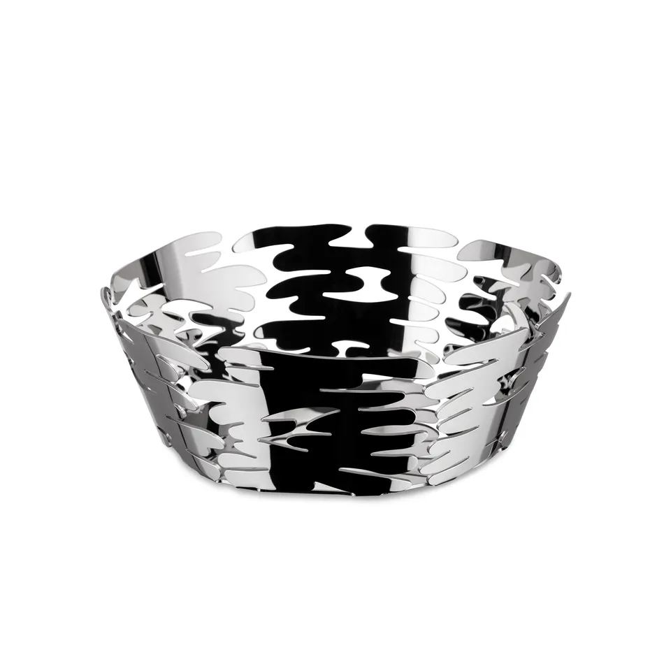 Alessi Barket BM10/18 cestino acciaio 18 cm traforato