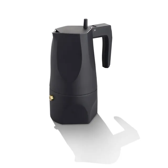 Alessi Ossidiana MT18/3 B caffettiera nera 3 tazze