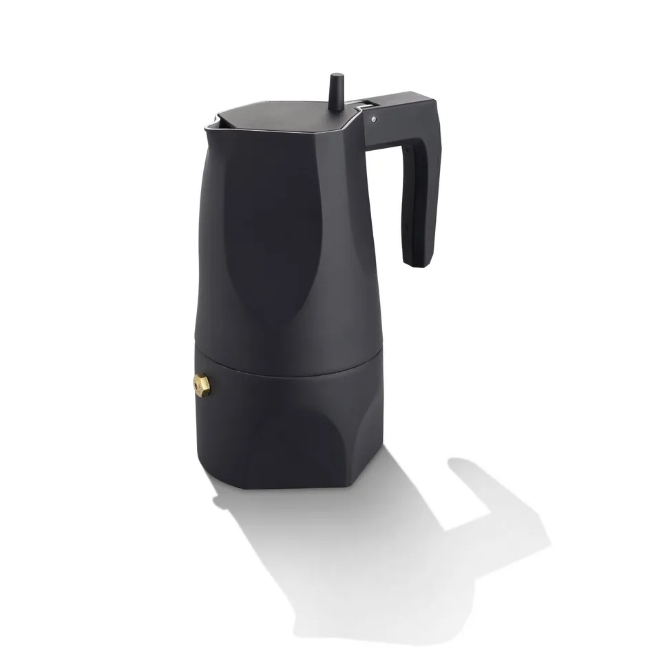 Alessi Ossidiana MT18/3 B caffettiera nera 3 tazze