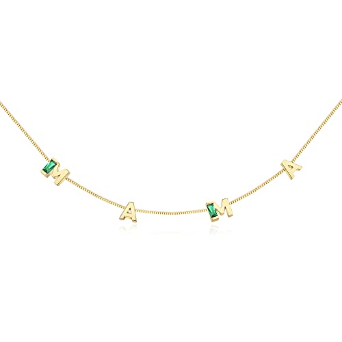LOUISA SECRET Maman bracciale argento 925 verde zirconi