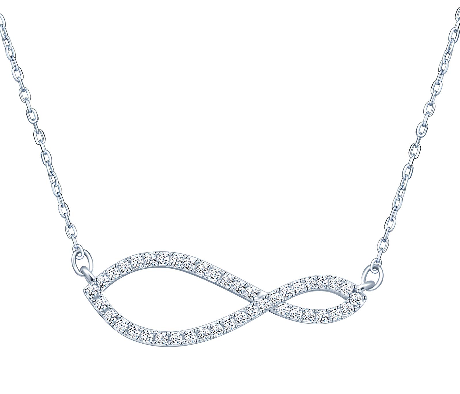 INFINIONLY Collana Infinito Creativo Argento 925 con Zircone
