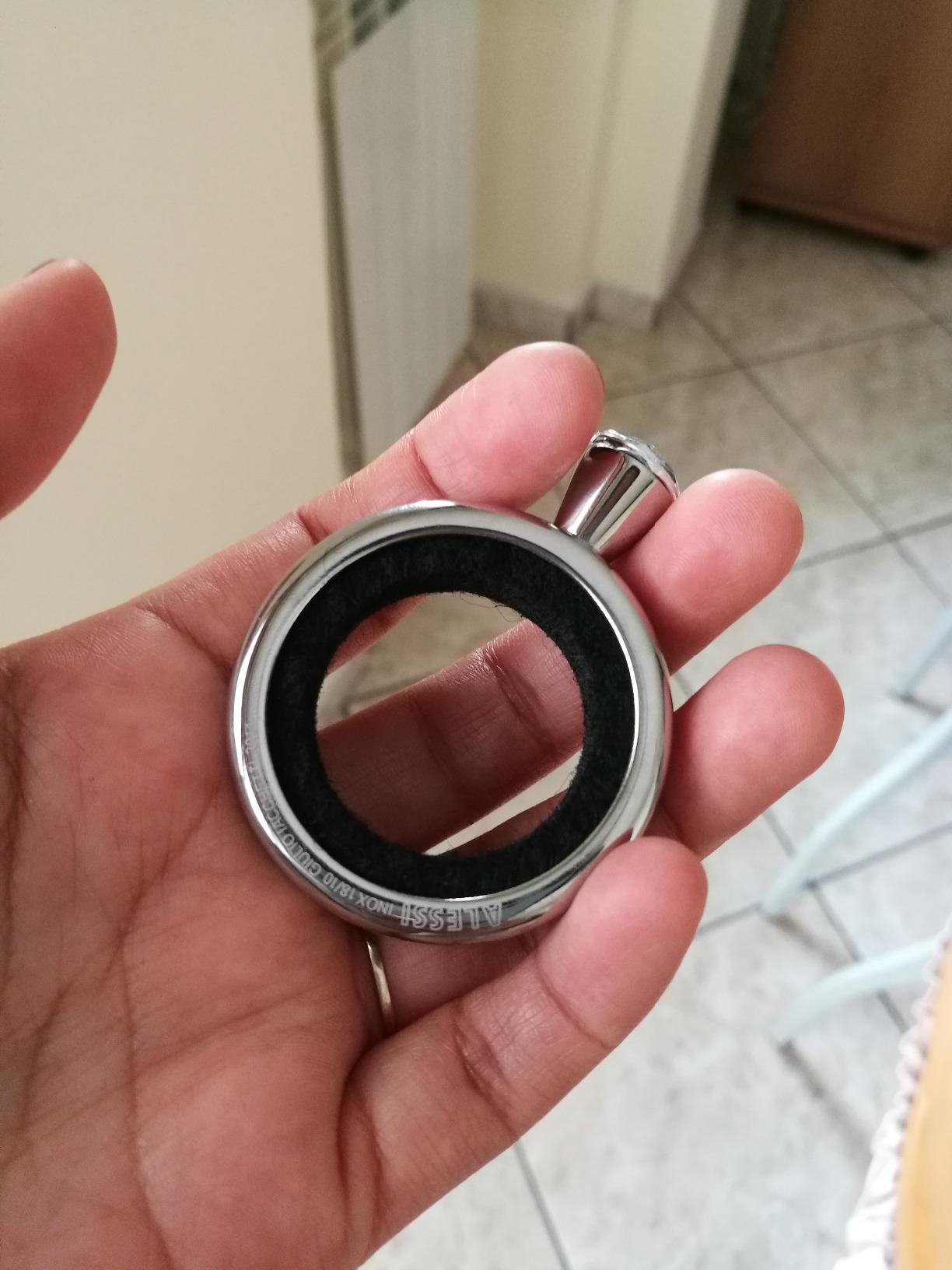 Alessi GIA11 Noè salvagoccia vino acciaio feltro