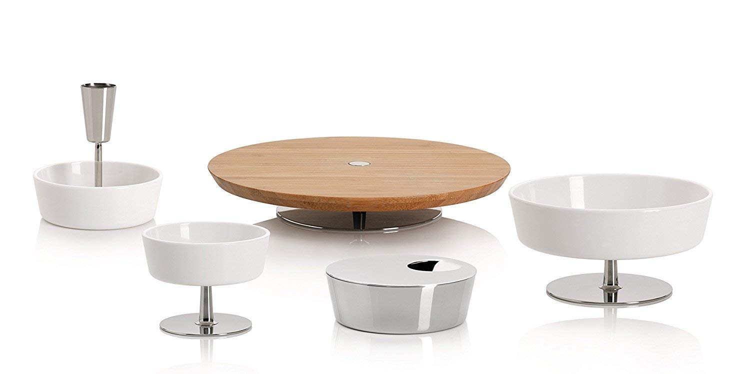 Alessi Ape GIA07 piatto salumi legno 20 cm