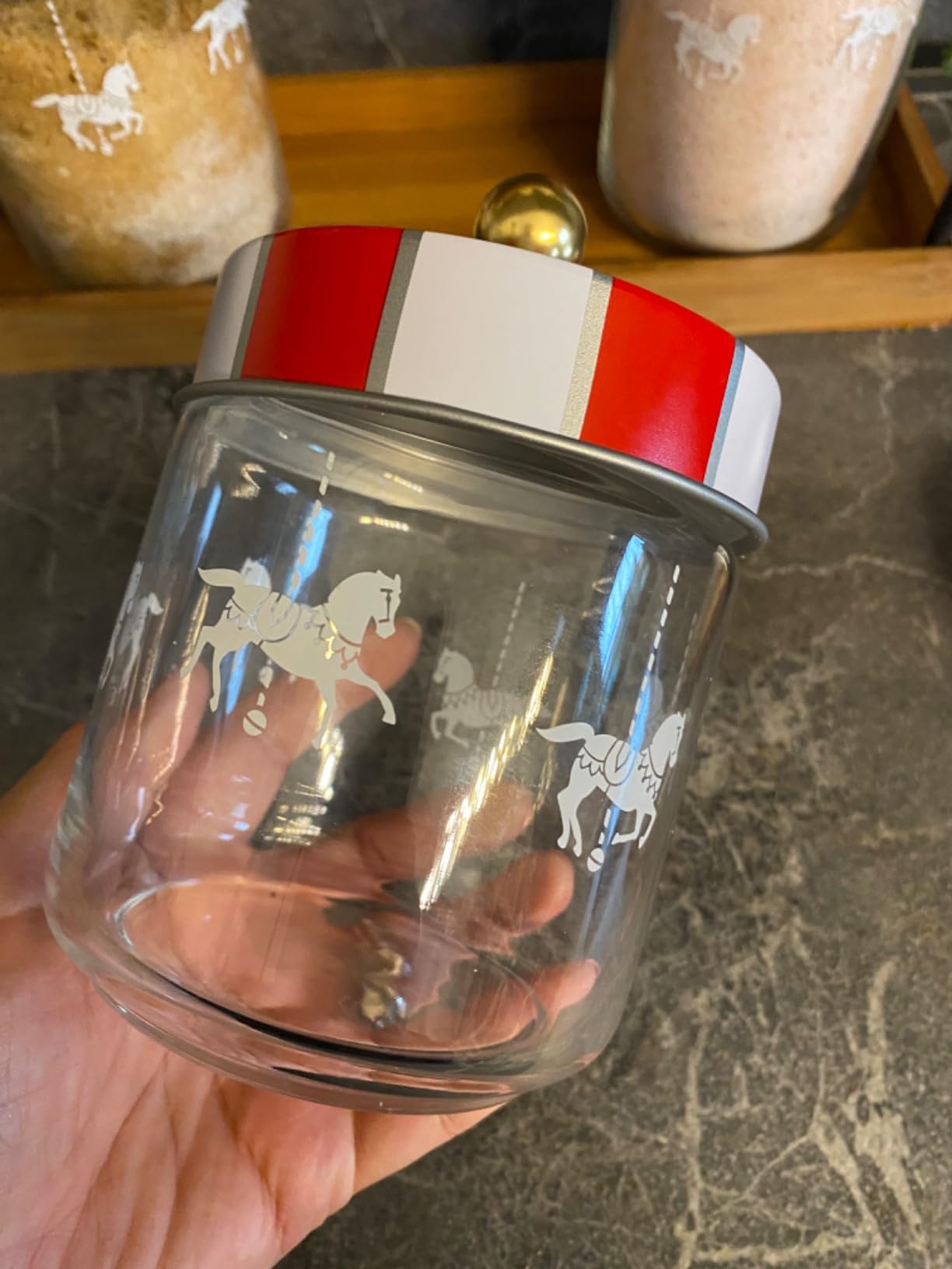Alessi Circus MW30/75 barattolo vetro 75 cl ermetico